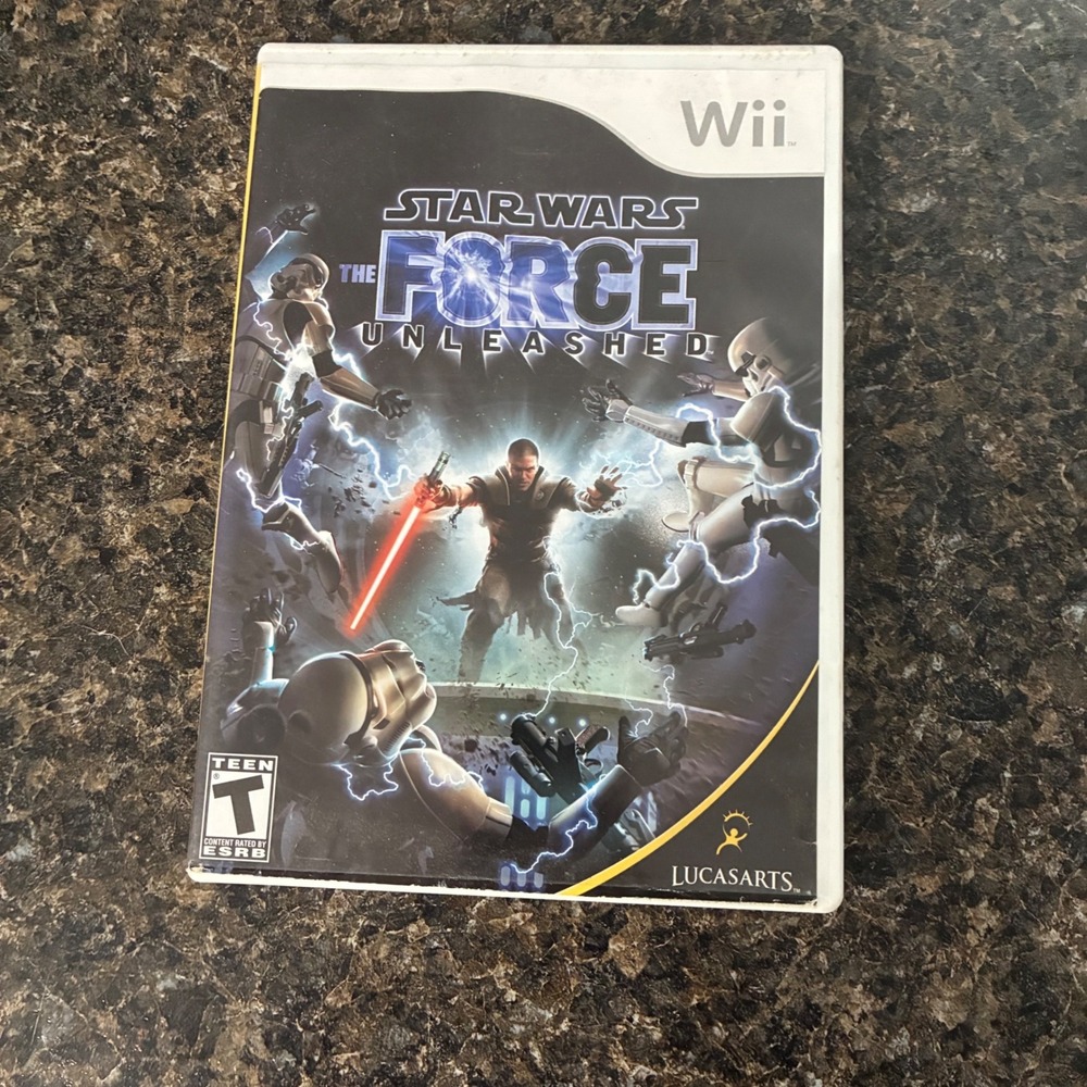 Star Wars The Force Unleashed Nintendo Wii Game LucasArts RVL P RSTE CIB